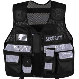 Hi-Vis Black Tactical Vests