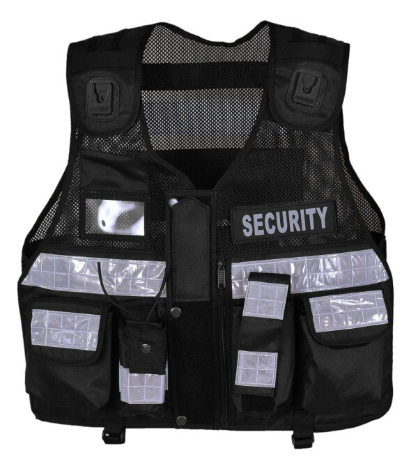 Hi-Vis Black Tactical Vests