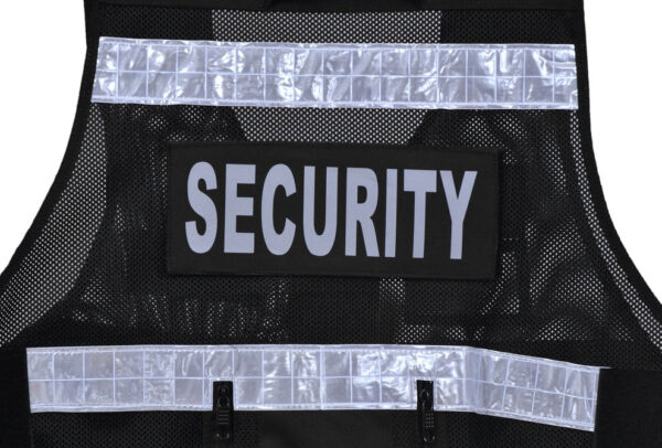 Hi-Vis Black Tactical Vests - Image 4