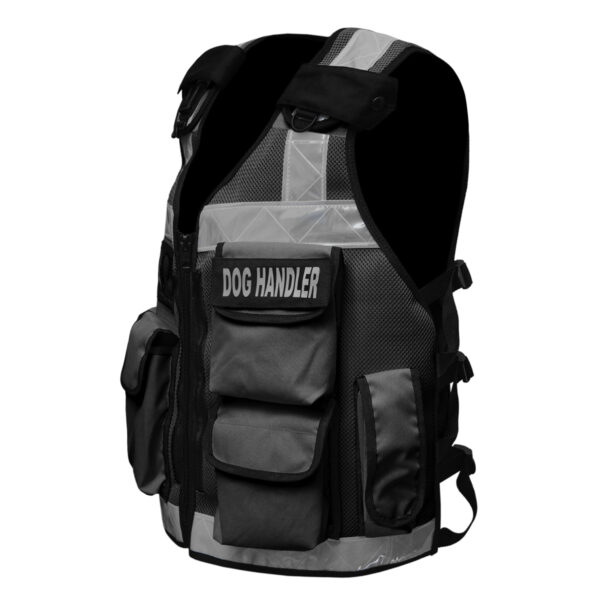Elite Tactical Vest – Black Hi-Vis Edition - Image 2
