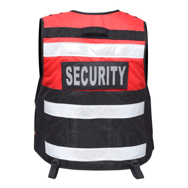 Red & Black Tactical Vest - Image 3